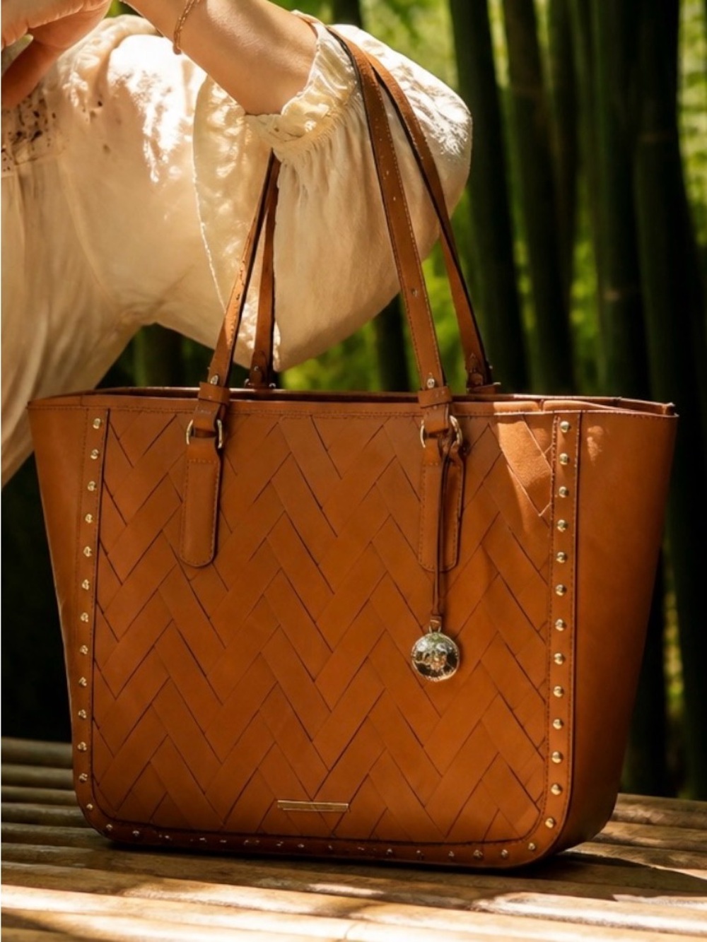 Brahmin Tan Nelani Leather Handbag NWT (see description)